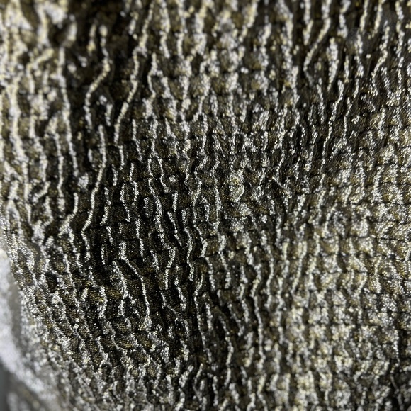 Cache iridescent ruffled sleeve peplum corset crop top - Picture 5 of 12